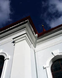 opraven kostel sv. Jana Ktitele (rok 2001)