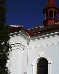 opraven kostel sv. Jana Ktitele (rok 2001)