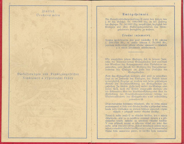 vkladn knka na opravu kostela (rok 1944 - 1946)