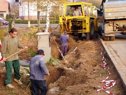 vstavba novho chodnku smr Bohuslavice (rok 2005)