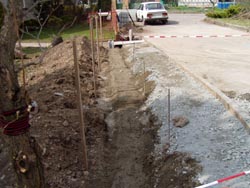 vstavba novho chodnku smr Bohuslavice (rok 2006)