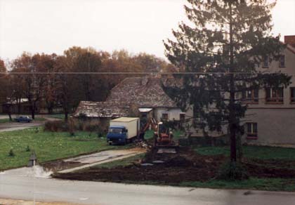 zabudovn plynov stanice pro Z a tlocvinu (rok 1995)