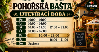 Pohořská bašta oznamuje novou otvírací dobu